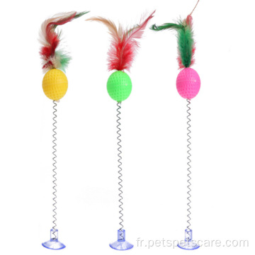 Plume de printemps Rainbow Ball Feather Cat TEAT CAT